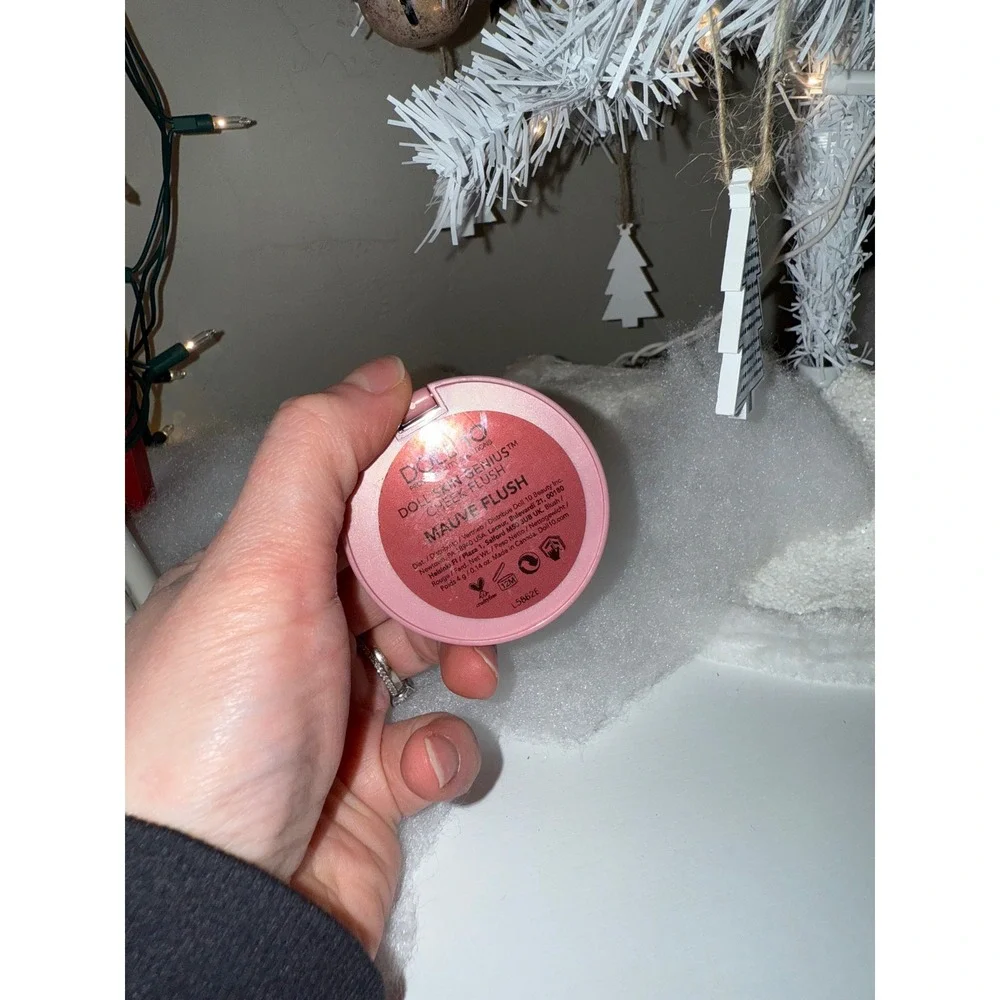 DOLL10 Beauty Solutions GENIUS Cheek Flush Mauve‎ Flush Cream Blush Mirror